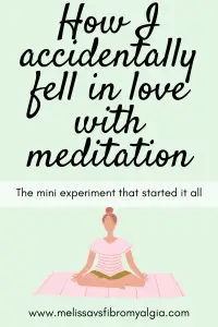how I accidentally fell in love with meditation, the mini experiment that started it all woman sitting on yoga mat