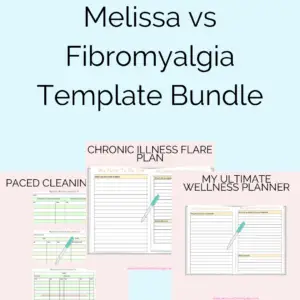My etsy store Melissa vs Fibromyalgia template bundle