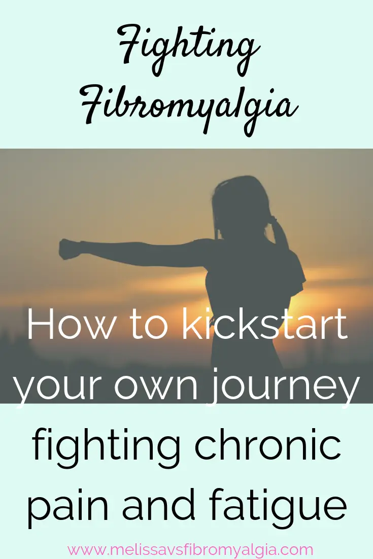 woman punching: fighting fibromyalgia