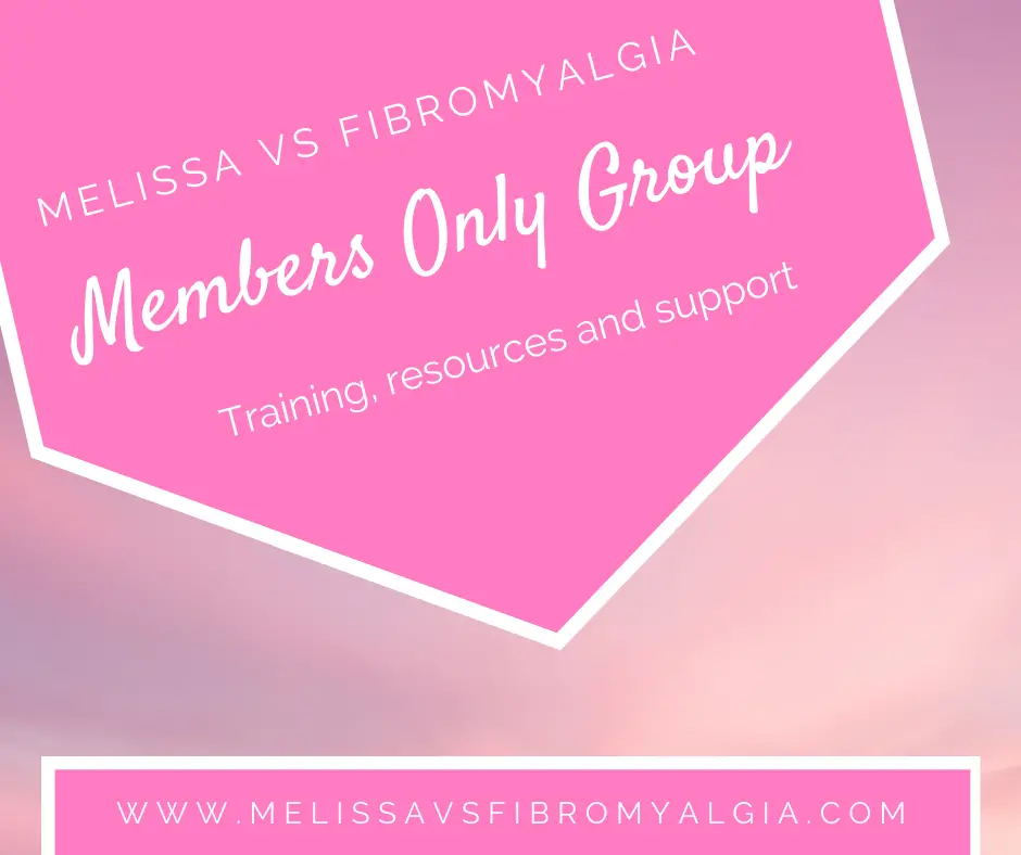 melissa vs fibromyalgia members only group