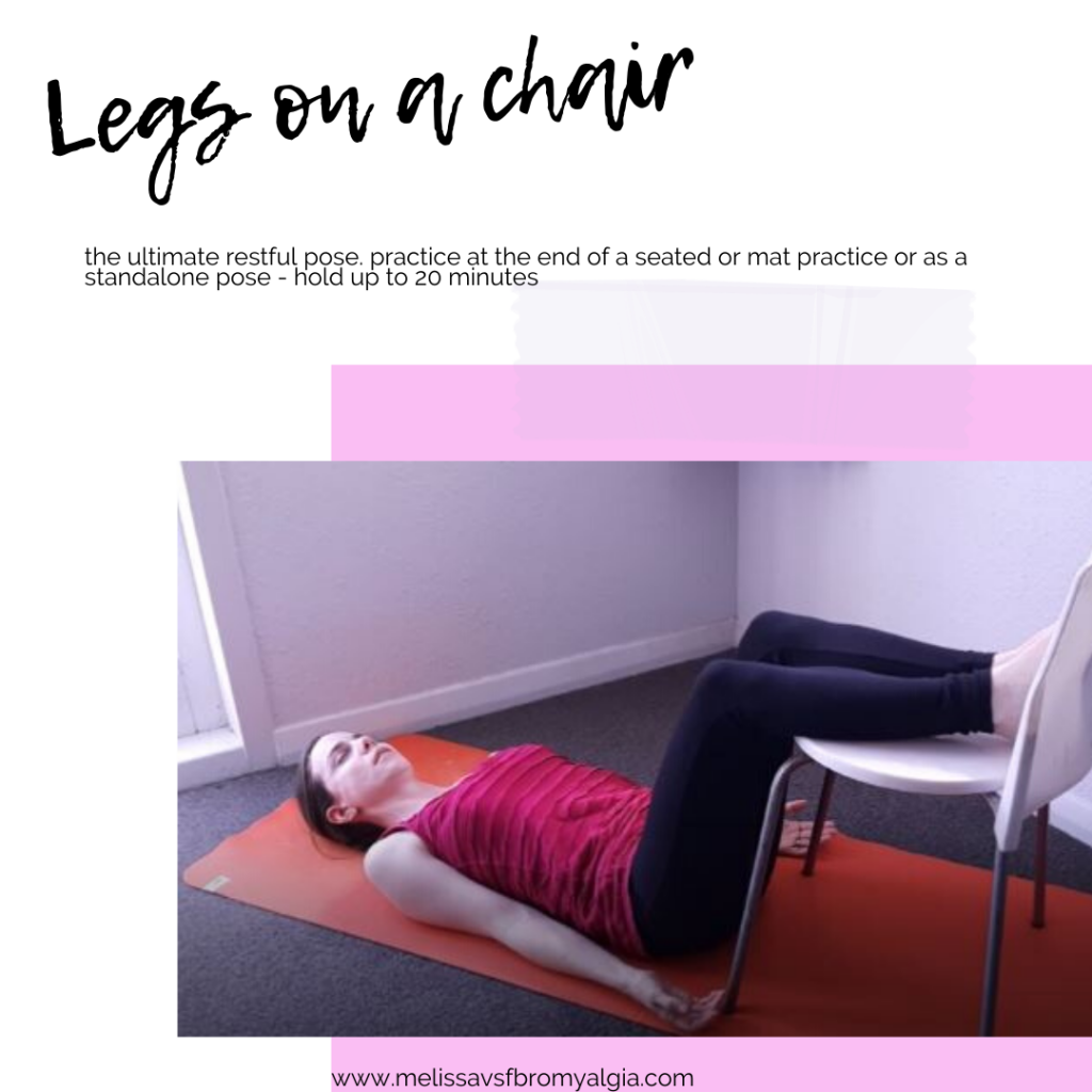 legs on a chair for fibromyalgia