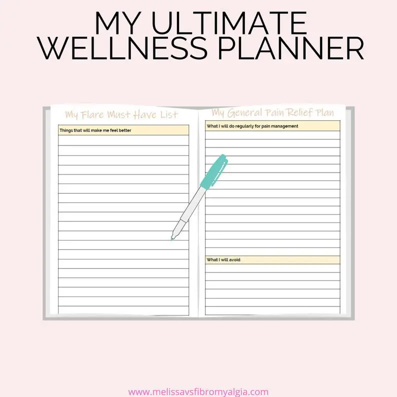 My ultimate Fibromyalgia planner