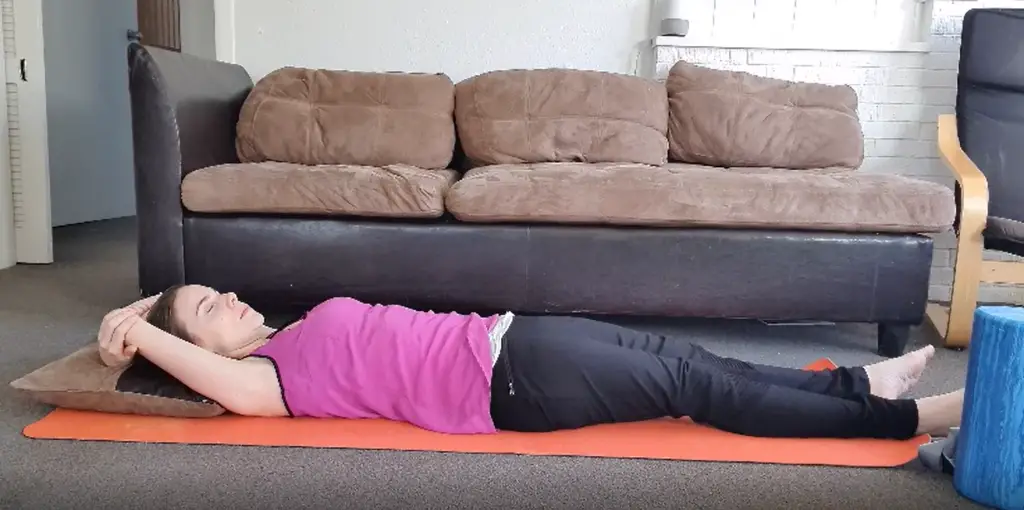 supine mountain bed yoga for fibromyalgia