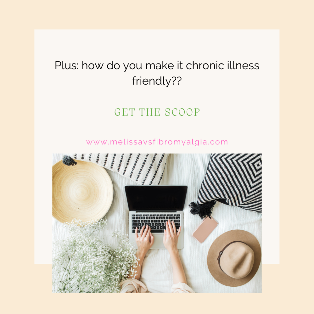 how to make an income online with chronic illness