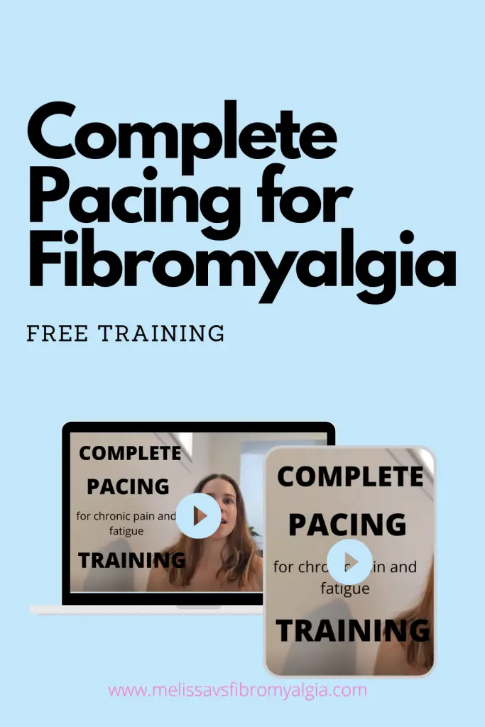 complete pacing for fibromyalgia training