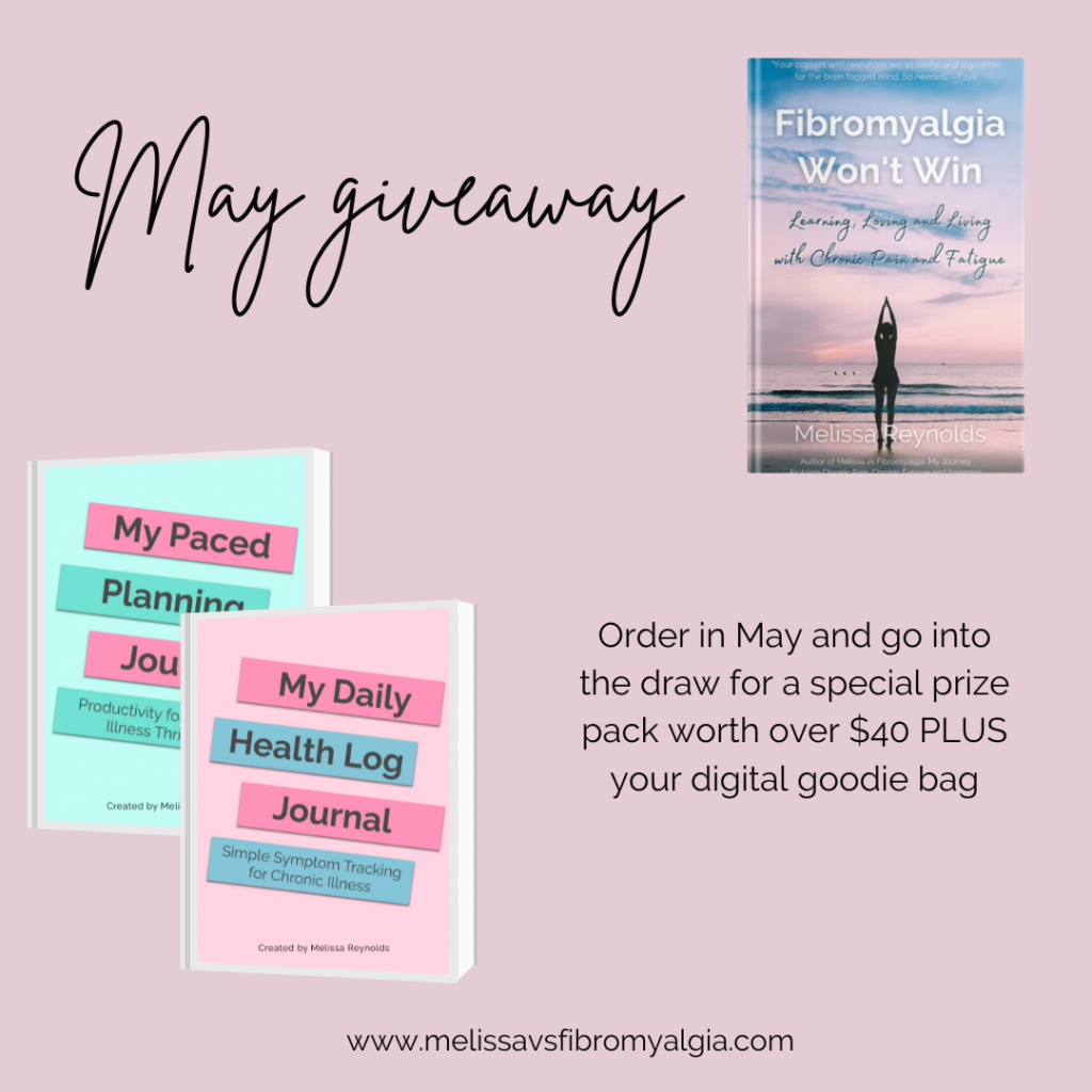 Fibromyalgia Won't Win - my brand new book - May giveaway