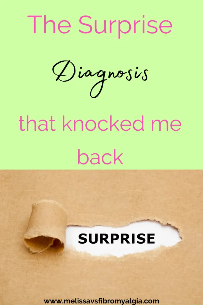 the surprise diagnosis that knocked me back, surprise text revealed behind paper