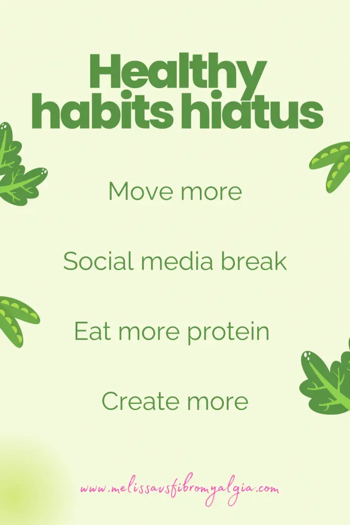healthy micro habits hiatus