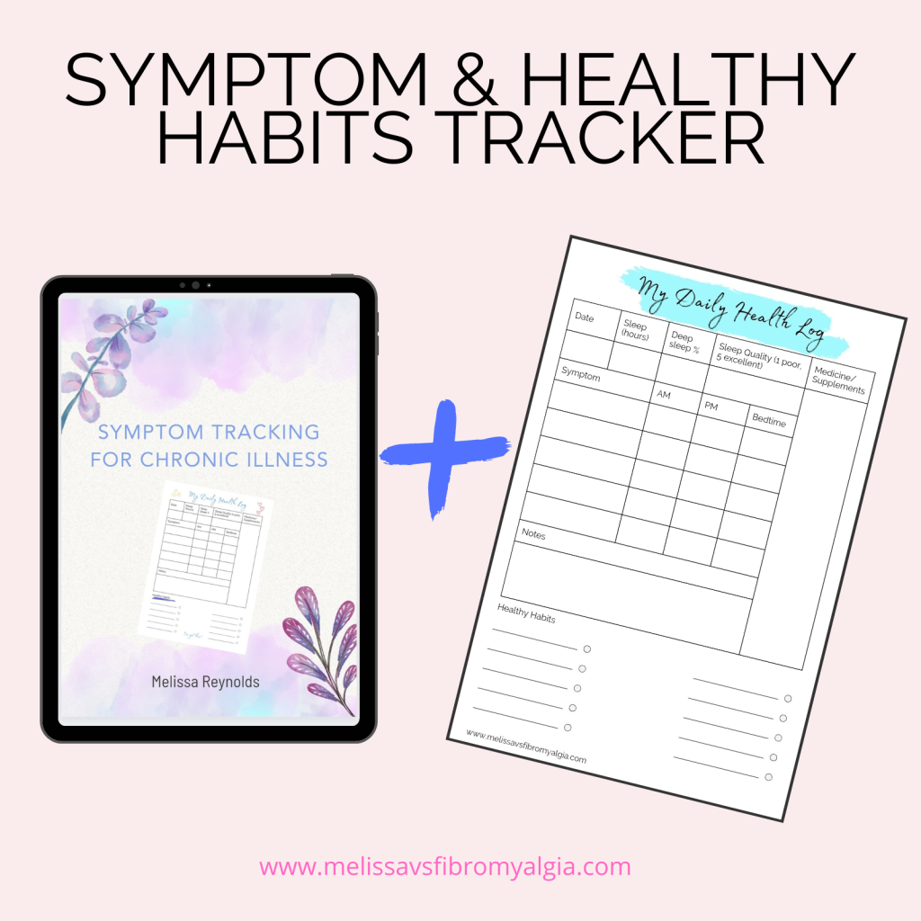 symptom and healthy habits tracker